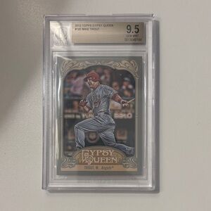Topps Gypsy Queen Baseball Card - Red and Gray